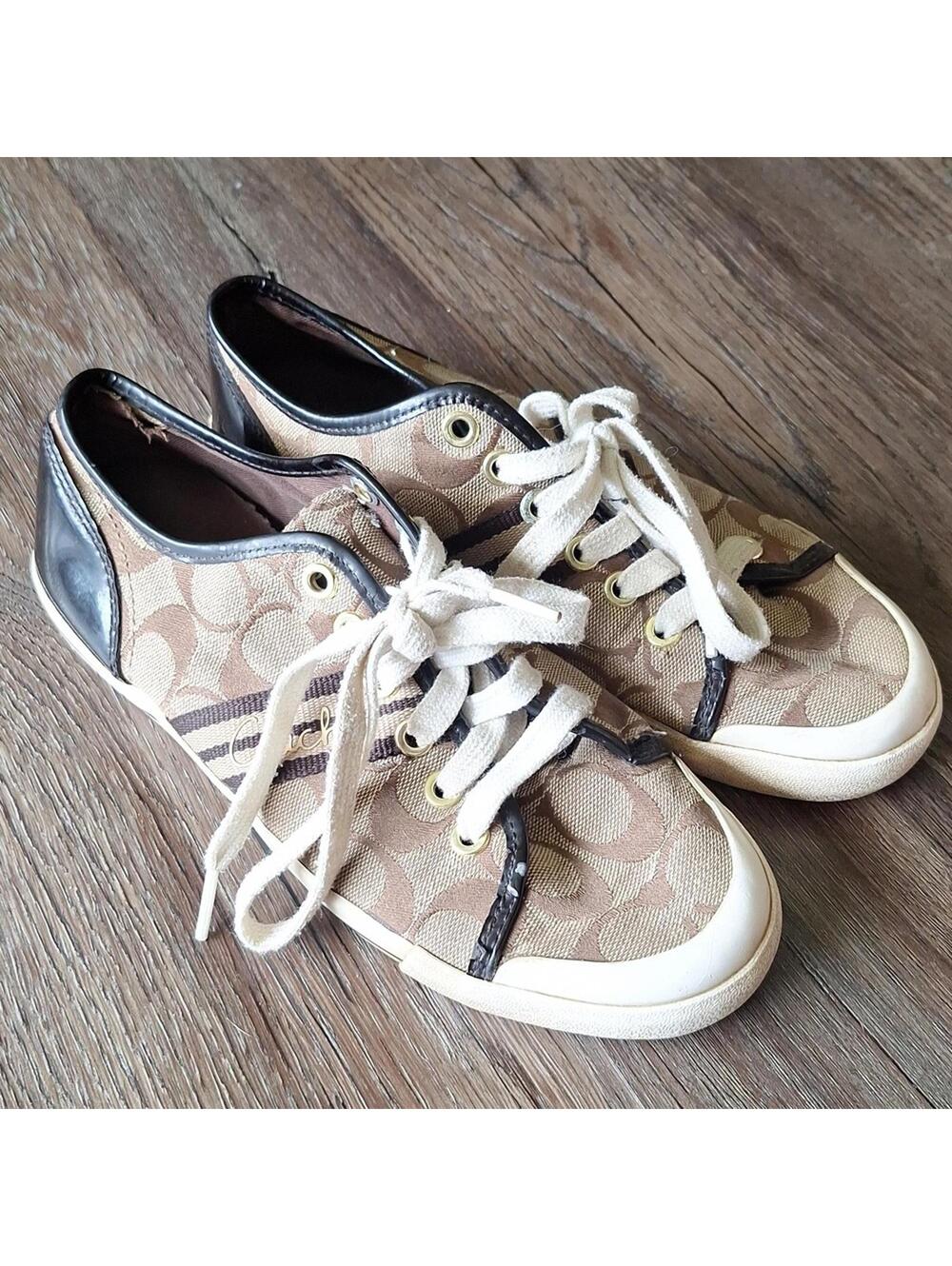 Y2k Coach Canvas Sneaker Size 6.5